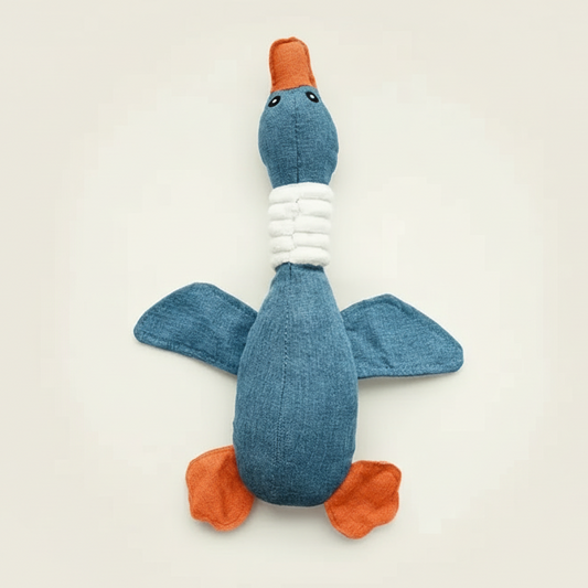 ChewSafe Goose Plush Dog Toy - The Fur Pal Dog quality premiumdogsupplies