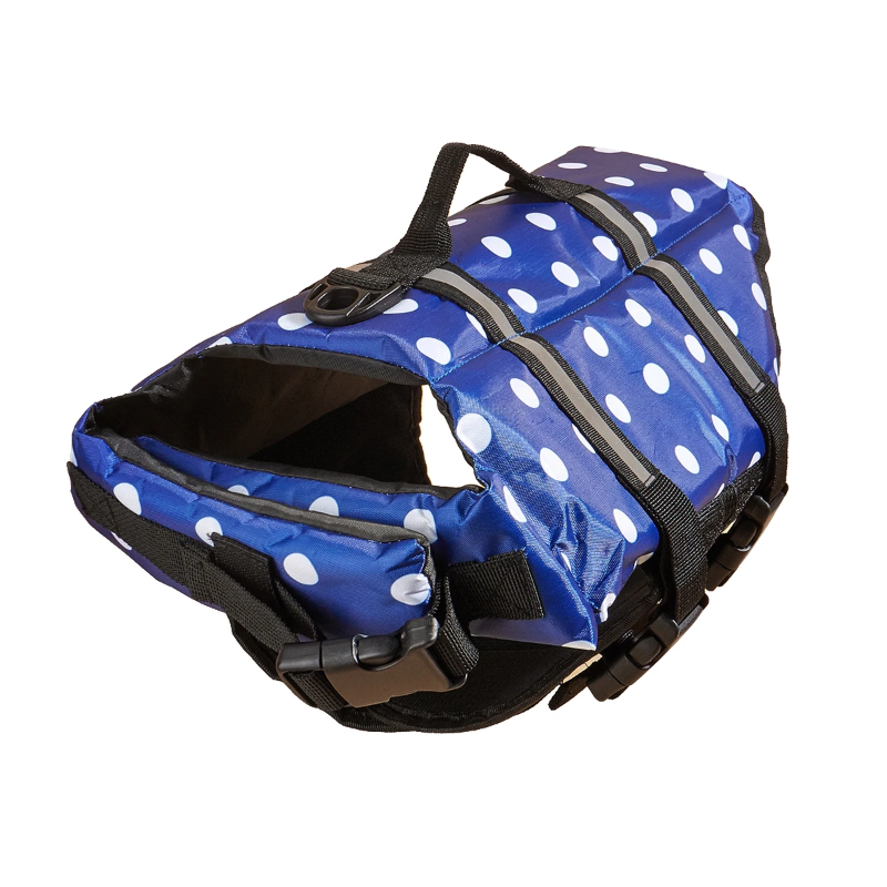 WaveGuard Reflective Dog Life Jacket – Adjustable Swim Vest for Large Dogs with Buoyancy & Safety Straps