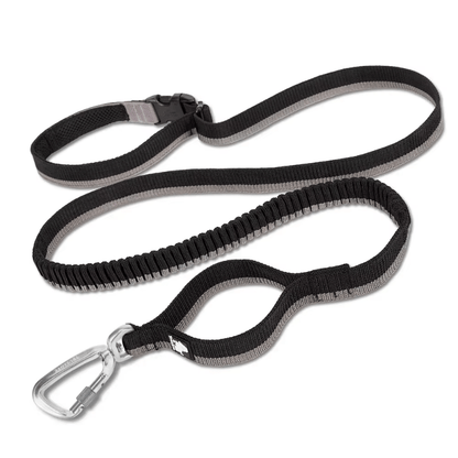The Fur Pal x TrueLove: Hands Free Running Bungee Black Leash - The Fur Pal Dog quality premiumdogsupplies