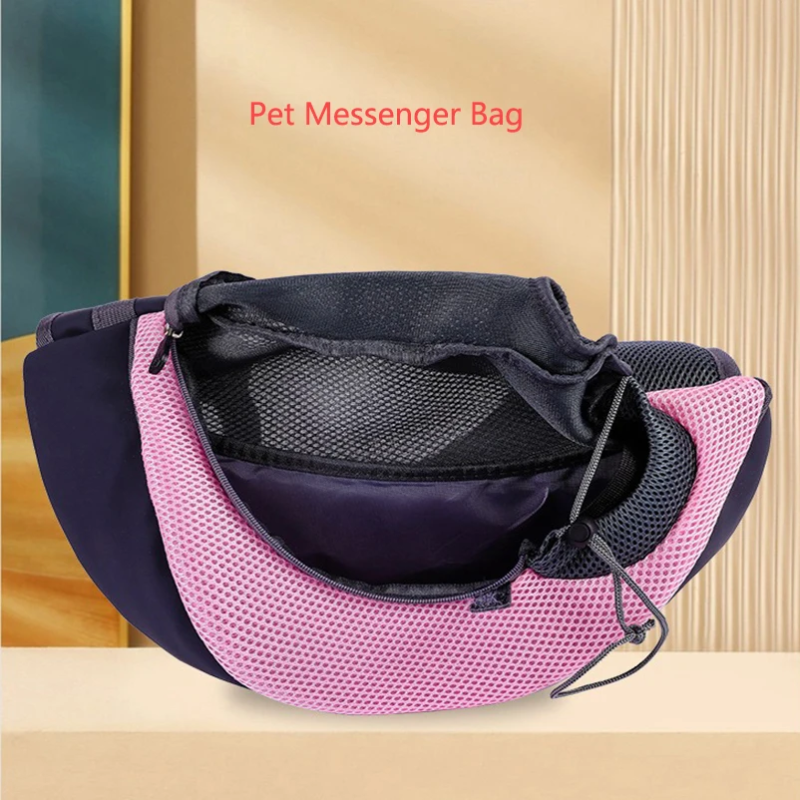 Mochila portátil tipo bandolera para mascotas