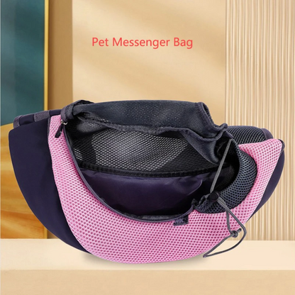 Mochila portátil tipo bandolera para mascotas