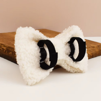 Conjunto de coleira de malha feita à mão para casamento de cachorro 