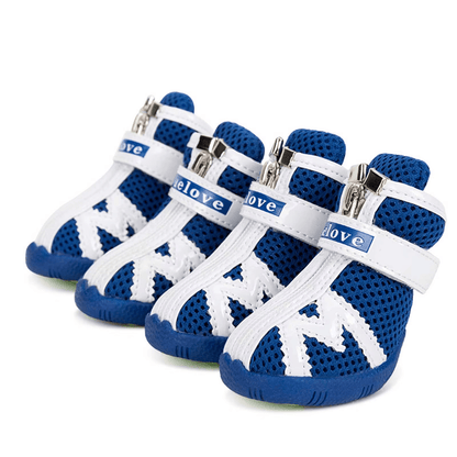 Royal Blue TrueLove All - Terrain Dog Boots - Mesh Comfort & Protection - The Fur Pal Dog quality premiumdogsupplies