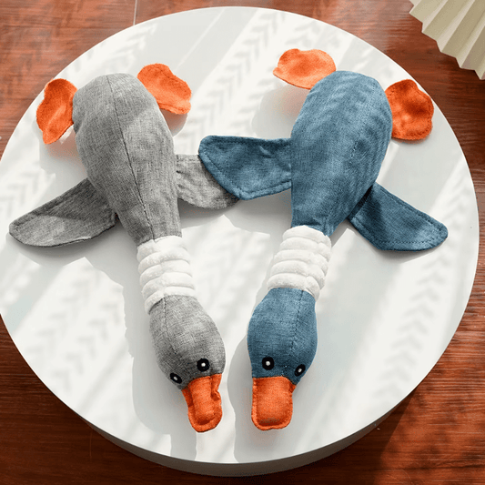 ChewSafe Goose Plush Dog Toy - The Fur Pal Dog quality premiumdogsupplies
