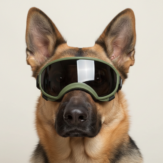 Green ATUBAN Dog Goggles - Anti - UV, Impact Resistant & Adjustable Sunglasses for Large Breeds - The Fur Pal Dog quality premiumdogsupplies