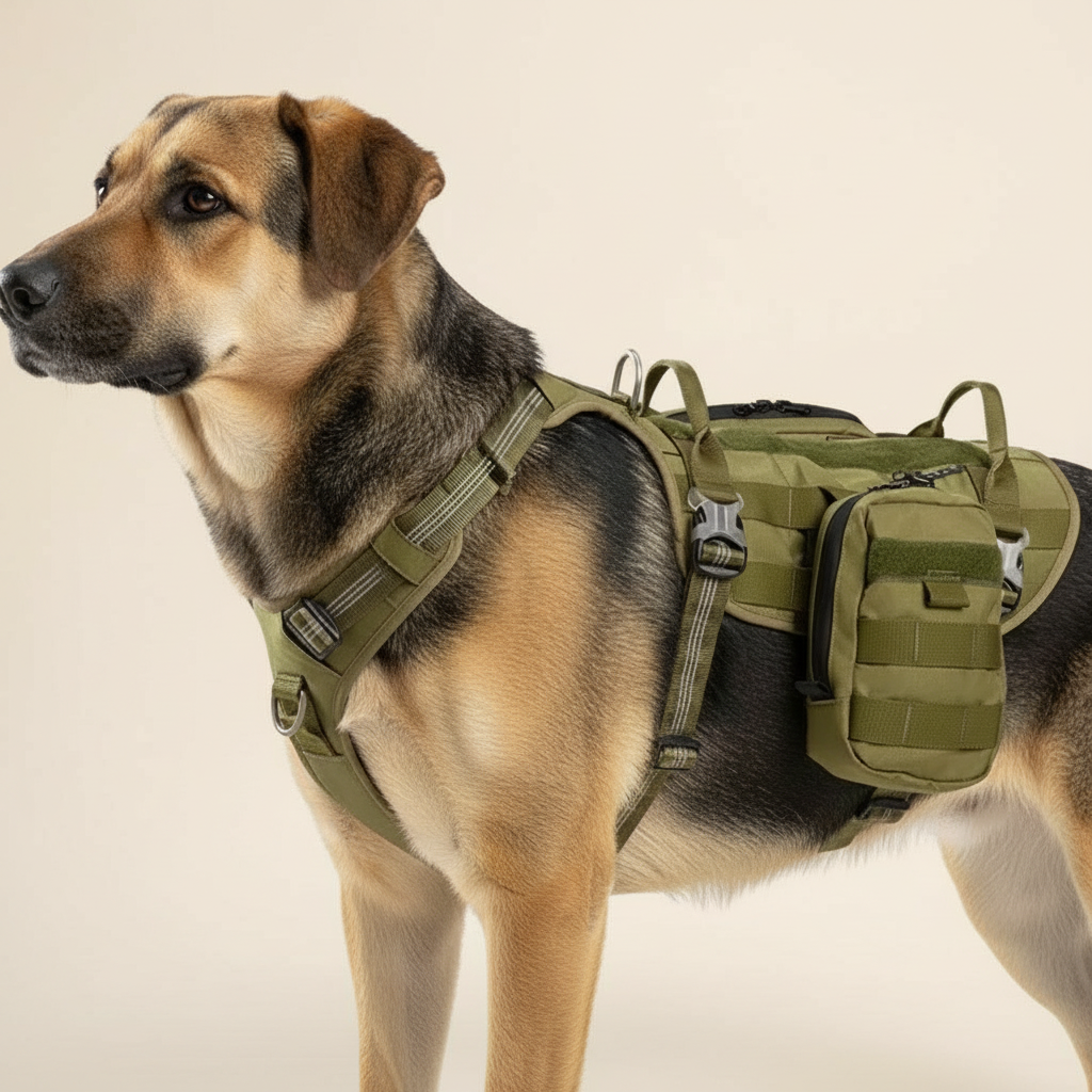 Mochila verde militar