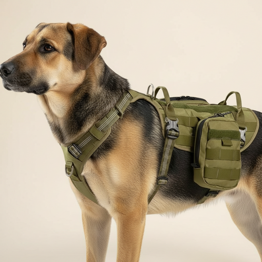 Mochila verde militar