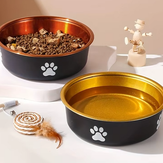 Anti-Slip Stainless Steel Dog Bowls - Feeding & Watering for All Sizes