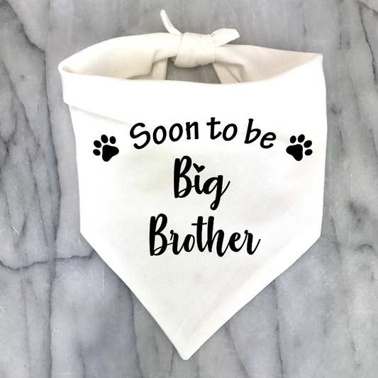 Soon To Be Big Brother White Bandana Pregnancy Announcement