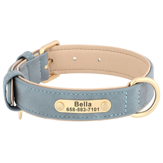 Sleek Pup Society - Custom Engraved Luxe ID Collar