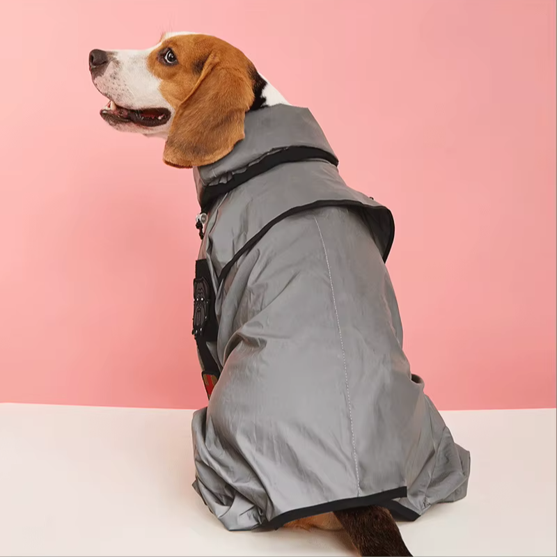 HydroGuard™ Waterproof Reflective Dog Raincoat