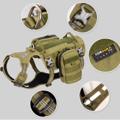 Mochila verde militar