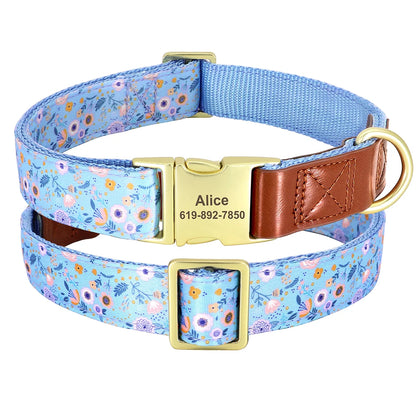 Bloom in Bluebell Breeze → Bloom & Be Found – Custom Floral Dog Collar