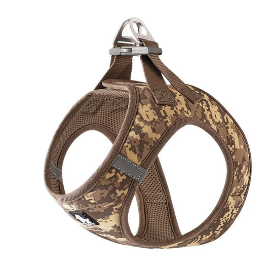 Truelove Adjustable No - Pull Pet Vest with Soft Air Mesh Design Brown - The Fur Pal Dog quality premiumdogsupplies