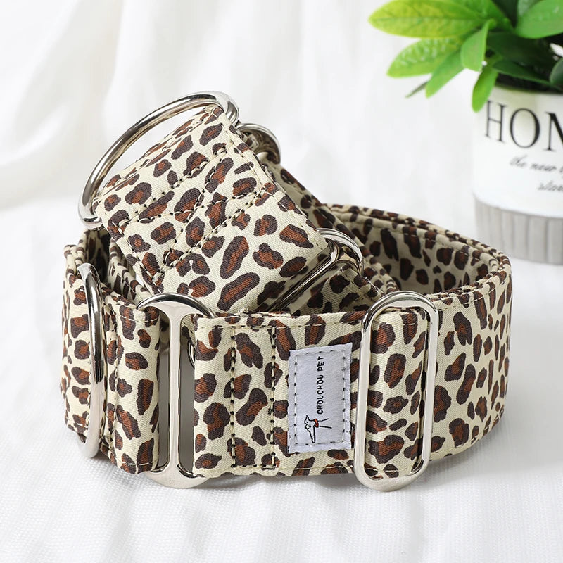 Whippet Chic Cotton Martingale Collar