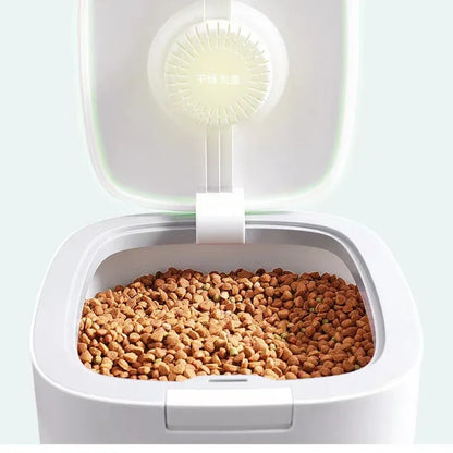 Dog Food Storage Container - Proof Seal Airtight with Measuring Cup