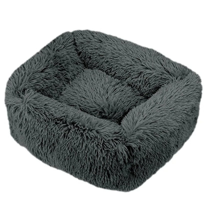 Rectangle Plush Dog Bed - Cozy Comfort for All Breeds