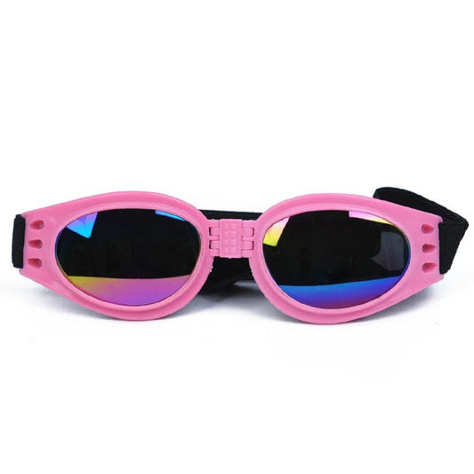 Pink Sporty Dog Fashion Goggles - UV Protection & Stylish Comfort - The Fur Pal Dog quality premiumdogsupplies