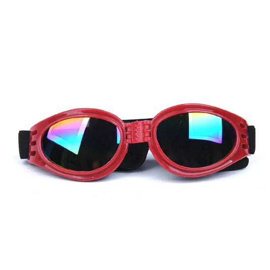 Red Sporty Dog Fashion Goggles - UV Protection & Stylish Comfort - The Fur Pal Dog quality premiumdogsupplies