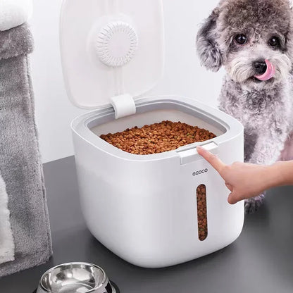 Dog Food Storage Container - Proof Seal Airtight with Measuring Cup