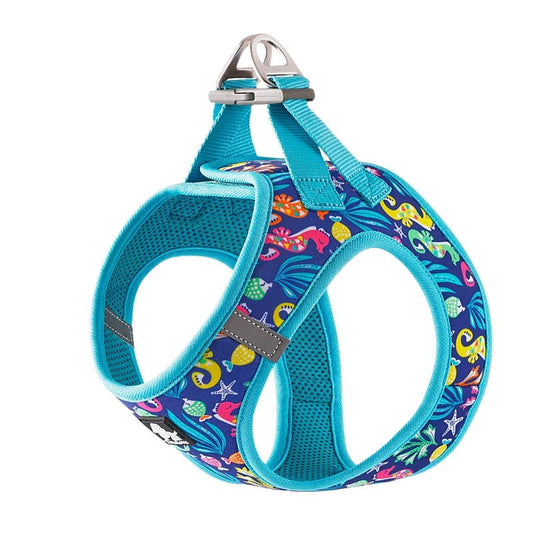 Truelove Adjustable No - Pull Pet Vest with Soft Air Mesh Design Blue Atoll - The Fur Pal Dog quality premiumdogsupplies