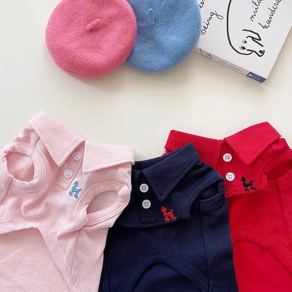 CoolPup™ Summer Polo Shirt – Stylish & Breathable Dogwear - The Fur Pal Dog quality premiumdogsupplies