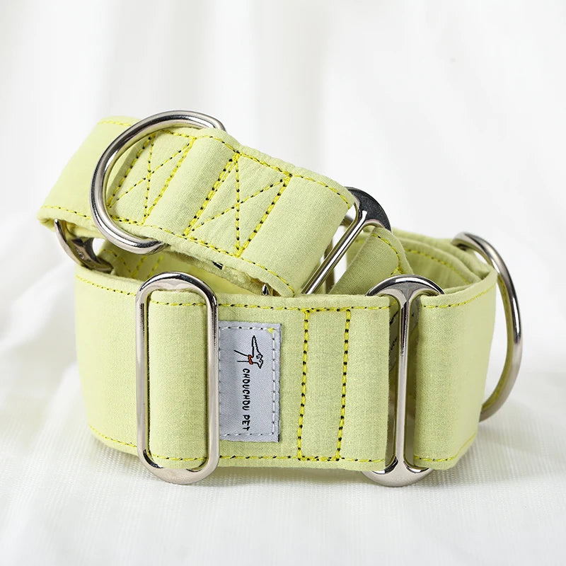 Whippet Chic Cotton Martingale Collar