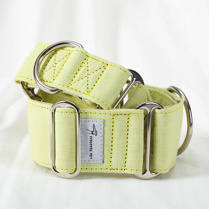 Whippet Chic Cotton Martingale Collar