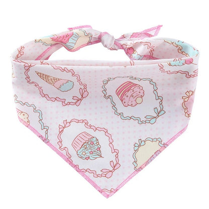 Cupcake Cutie Bandana – Sweet Pink Treats Scarf for Dogs