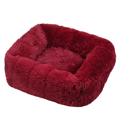 Rectangle Plush Dog Bed - Cozy Comfort for All Breeds