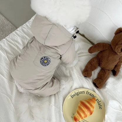 Casaco com capuz premium para cães