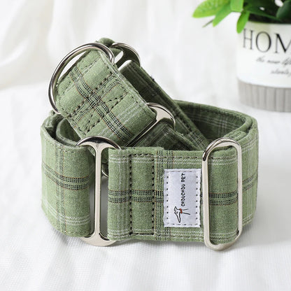Whippet Chic Cotton Martingale Collar