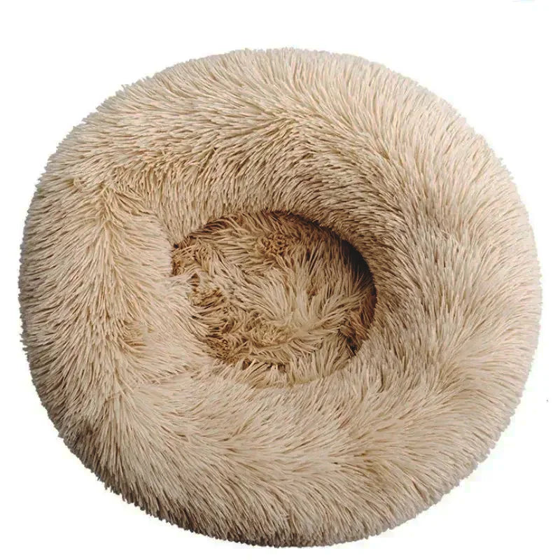 Frappe: Plush Donut Dog Bed