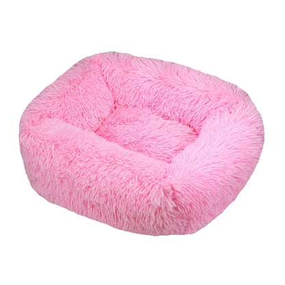 Rectangle Plush Dog Bed - Cozy Comfort for All Breeds