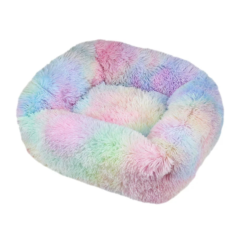 Rectangle Plush Dog Bed - Cozy Comfort for All Breeds