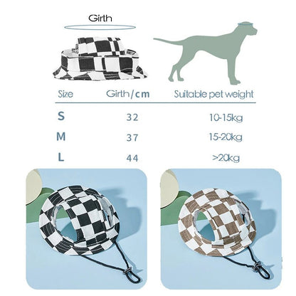 Breathable Cotton Dog Fisherman Hat - Sun Protection for All Sizes - The Fur Pal Dog quality premiumdogsupplies