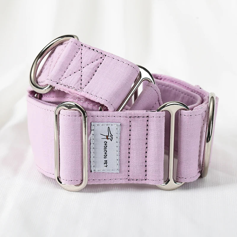 Whippet Chic Cotton Martingale Collar