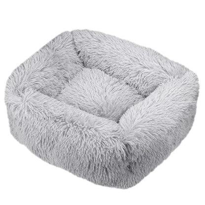 Rectangle Plush Dog Bed - Cozy Comfort for All Breeds
