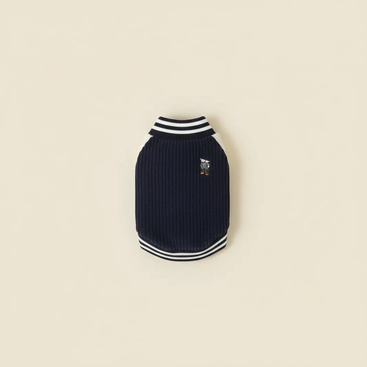 Casaco de beisebol bordado para cães