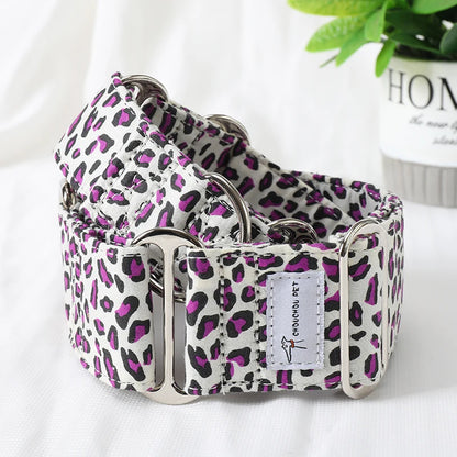Whippet Chic Cotton Martingale Collar