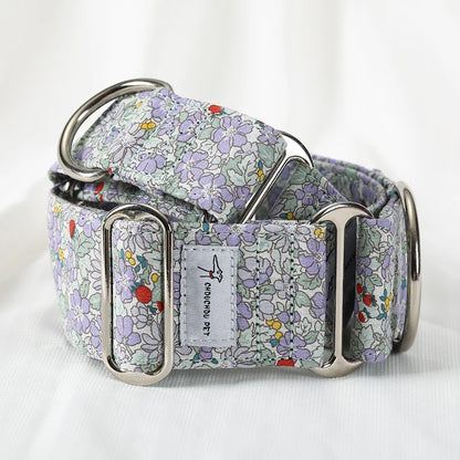 Whippet Chic Cotton Martingale Collar