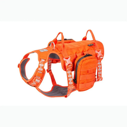 TRUELOVE Tactical Dog Harness Backpack – Waterproof, Reflective & Detachable Utility Bags