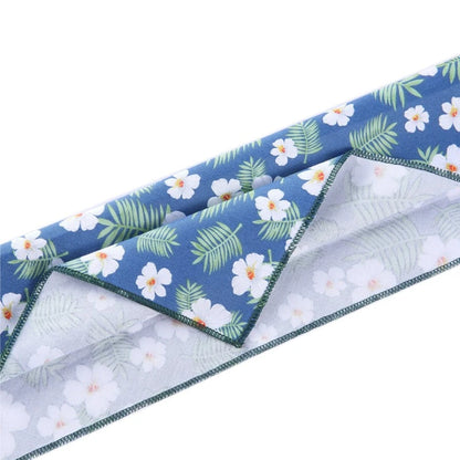 Blossom Breeze Bandana – Blue & White Floral Scarf for Dogs