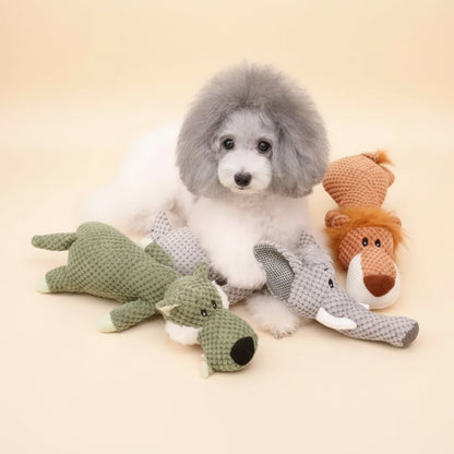 PawMallow Plush Chew Toy