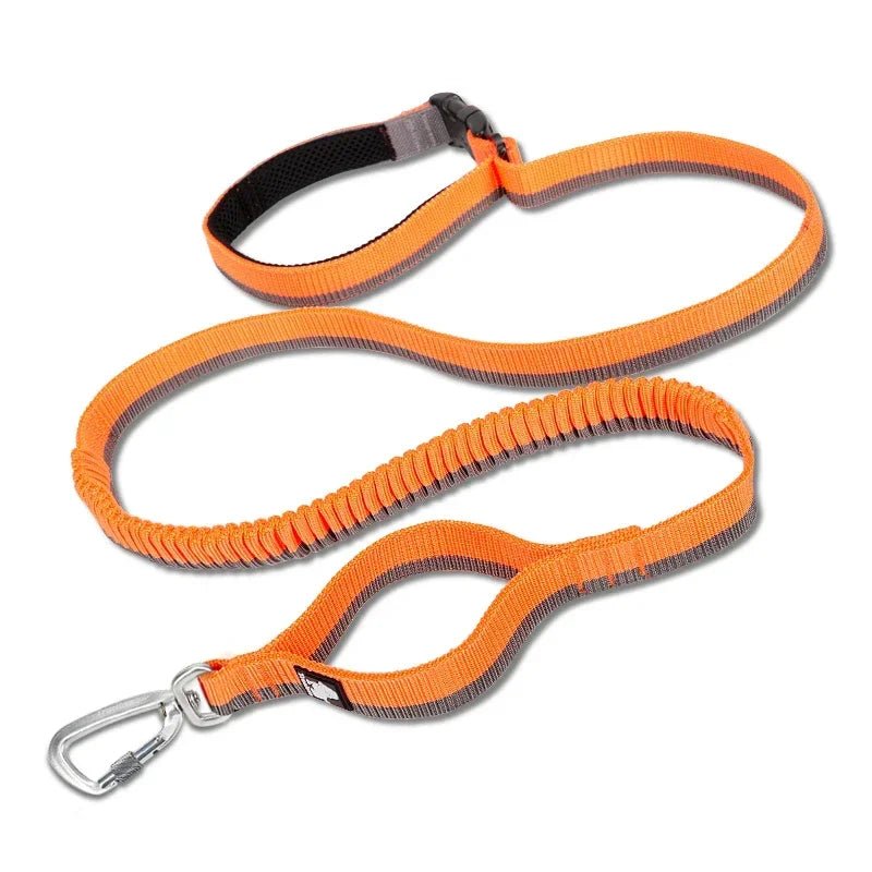 The Fur Pal x TrueLove: Hands Free Running Bungee Leash Orange - The Fur Pal Dog quality premiumdogsupplies