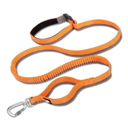 The Fur Pal x TrueLove: Hands Free Running Bungee Leash Orange - The Fur Pal Dog quality premiumdogsupplies