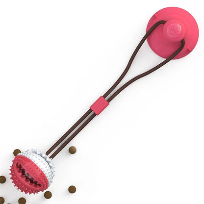 Interactive Suction Cup Dog Toy with Large Treat Ball - The Fur Pal Dog quality premiumdogsupplies