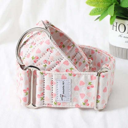 Whippet Chic Cotton Martingale Collar