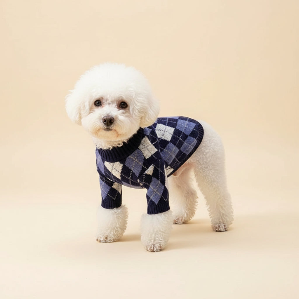 Tricô xadrez ClassicPup