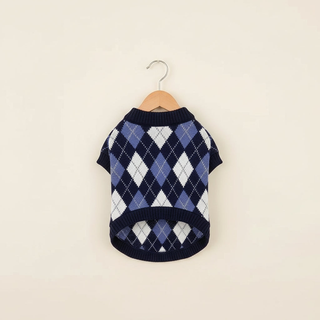Tricô xadrez ClassicPup